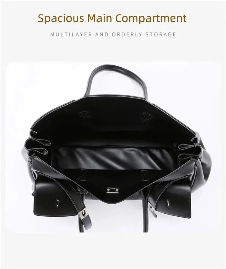 Bolso tote para mujer, moderno y sencillo, bandolera de alta gama, bolso de viaje de gran capacidad, bolso de moda, bolso de compras repelente al agua