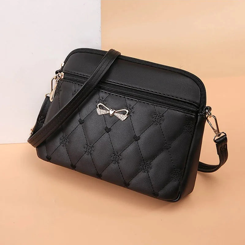 Simple Embroidered Shoulder Bag | Heart Crossbody & Handbag Luxegan