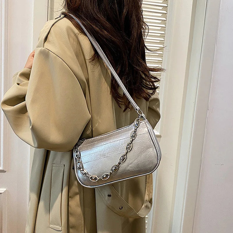 Fashion Chain Strap Crossbody Bags for Ladies | Versatile Women's Shoulder Bag for Daily Use | Casual Designer Handbags Luxegan