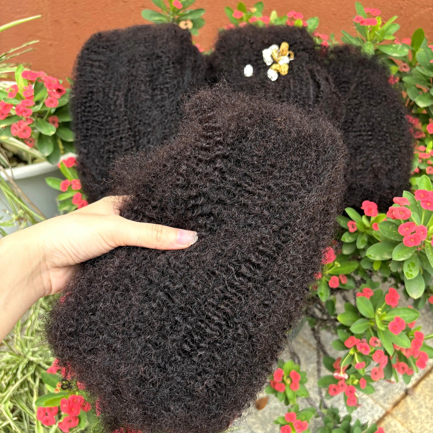 4C Afro Kinky Human Hair Bulk – 100% Raw Peruvian Hair for Locs, Twists & Braids
