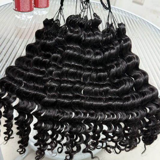 NABI Miracle Knots Pre-Separated Crochet Human Hair – Pixie Curl | Burmese Curl | Deep Wave - view 2