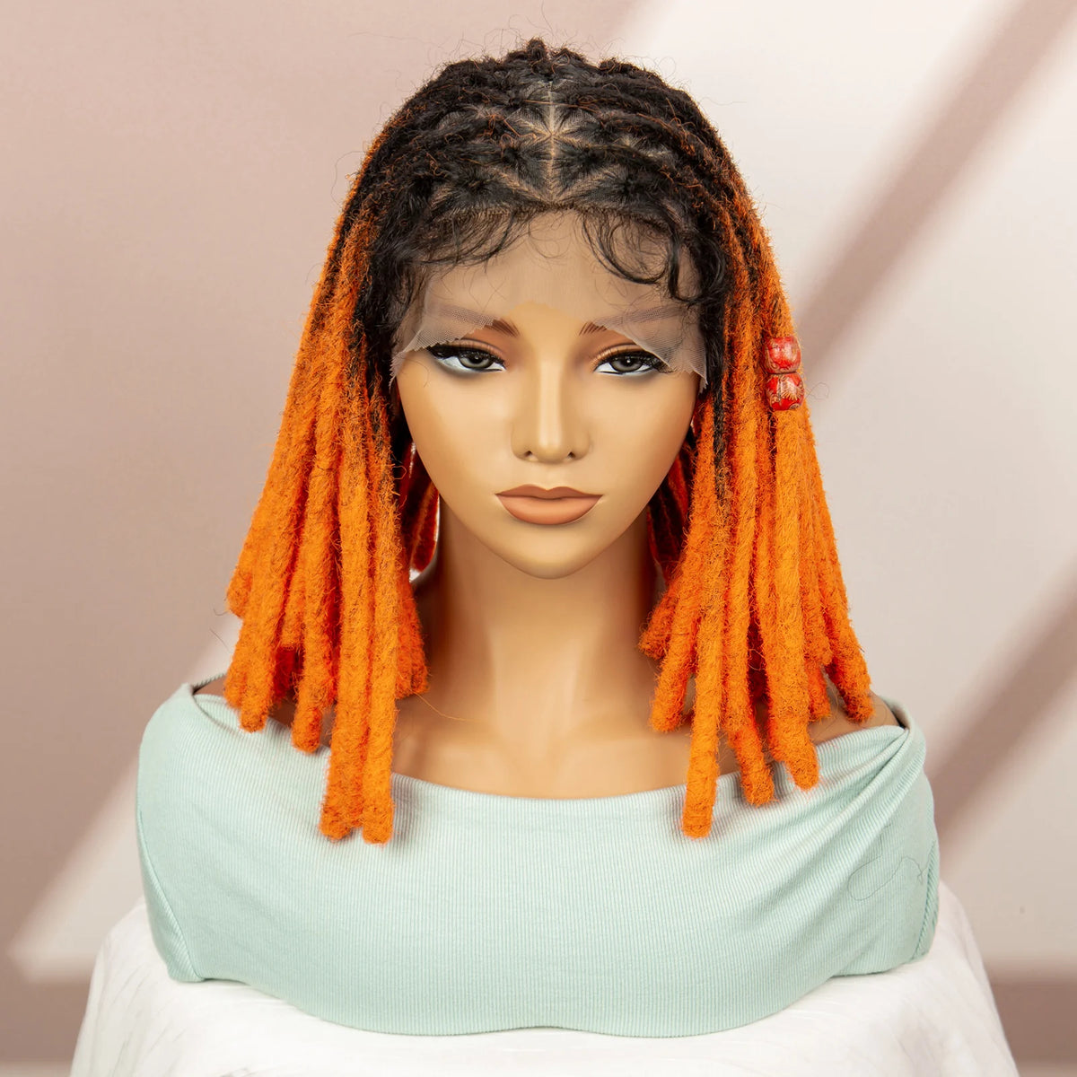 14 Inch Twisted Dreadlock Box Braided Wig | Full Lace | Baby Hair