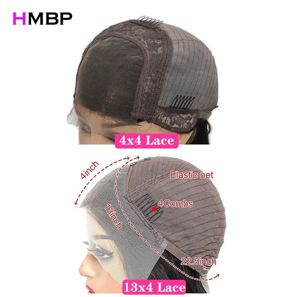 Vietnamese Super Double Drawn 350 Density Human Hair Hd Lace Frontal Wigs Bone Straight 13x6 Bob Wig Lace Front Human Hair Wigs
