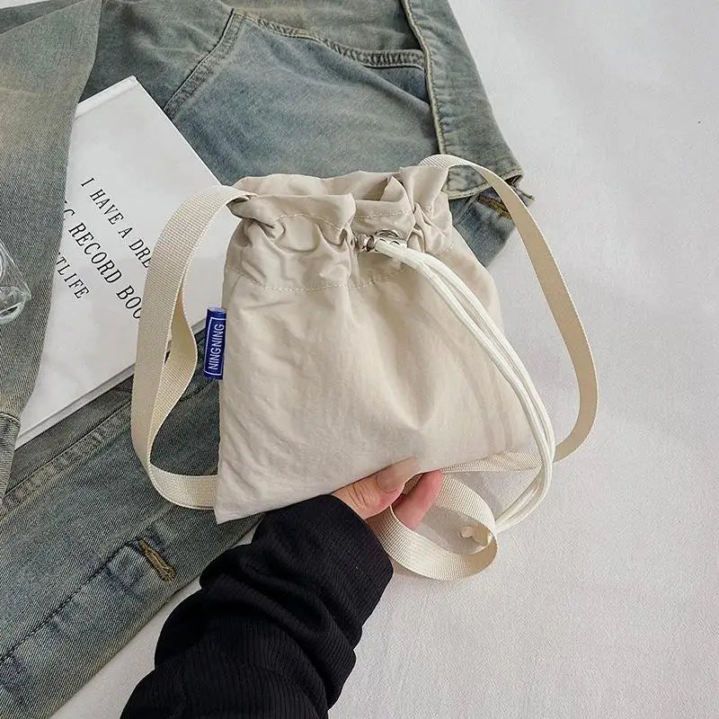 Nylon Crossbody Bag Soft Mini Phone Wallet | Multifunctional Square Shoulder Bag & Canvas Purse Messenger Bag Luxegan