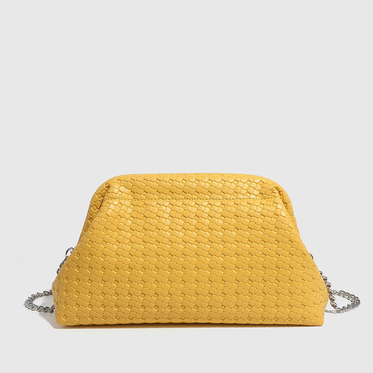 High-End Retro Woven Embossed Handbag | Solid Color Portable Large Capacity Cloud Bag (Dinner Bag, Perfect for Parties, Crossbody) Luxegan