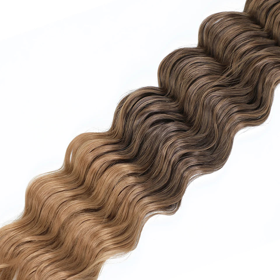Anna Curls Loose Wave Synthetic Crochet Braiding Hair 24in | 50 Strands | 22 Colors - view 22