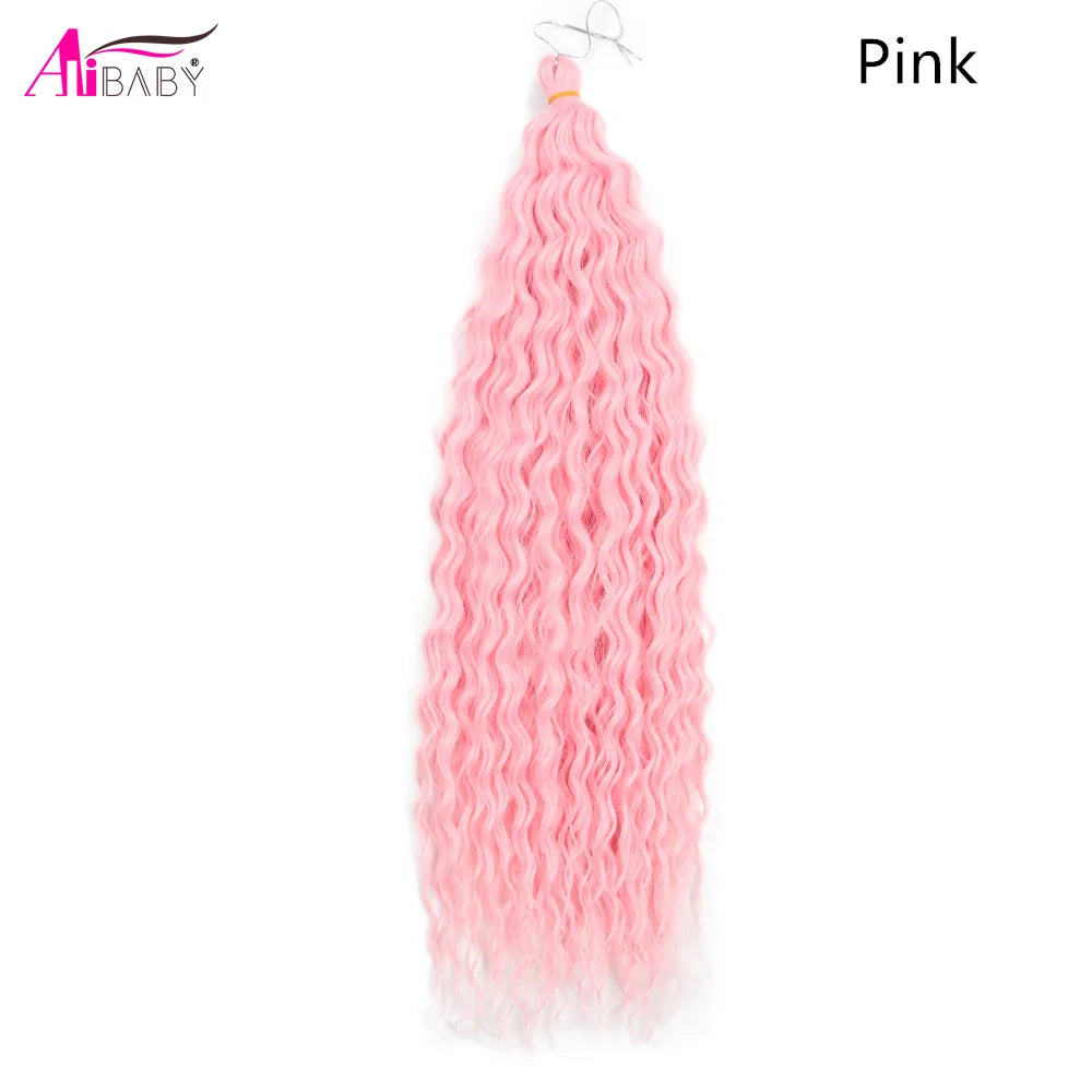 Ariel Curl Crochet Hair 22in – Ocean Wave Ombre Braiding Hair | 100g | 38 Colors | 1 or 3 Pcs - view 13