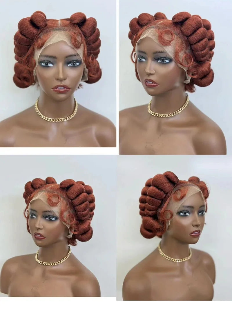 HD Full Lace Knotless Box Braids Wig | Handmade African Braiding Hair Luxegan