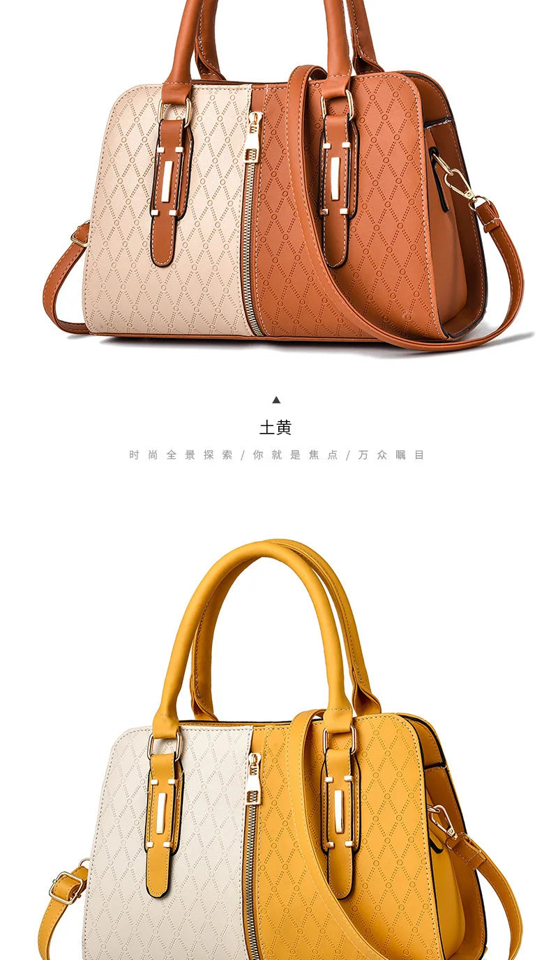 Luxury Brand Designer Handbag | Large Capacity Shoulder Bag & Retro Crossbody Tote Luxegan