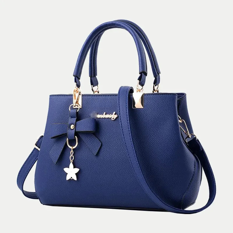 New Elegant Shoulder Bag for Women Luxury Designer Handbags | Female Bags Plum Bowknot Sweet Messenger Crossbody Bag Luxegan