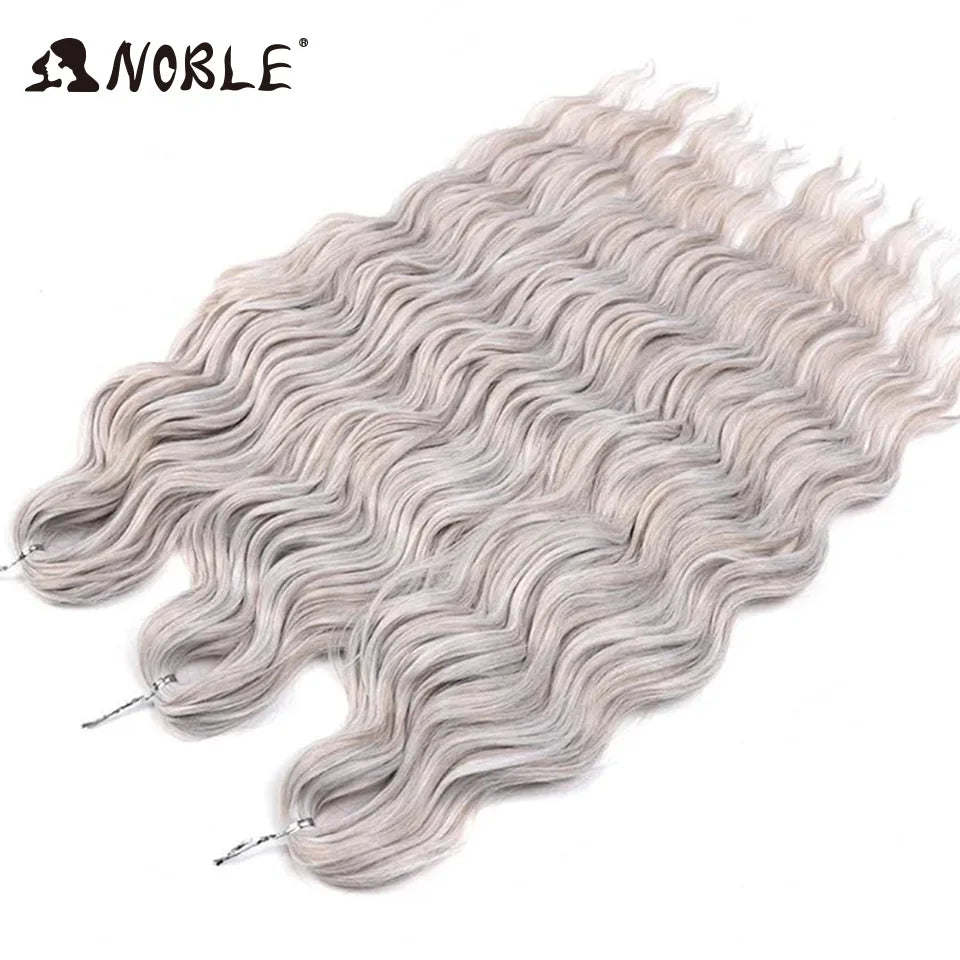 Synthetic Anna Curl Water Wave Crochet Braiding Hair – 24 Inch | 300g | 60 Strands | 88 Ombre & - view 15