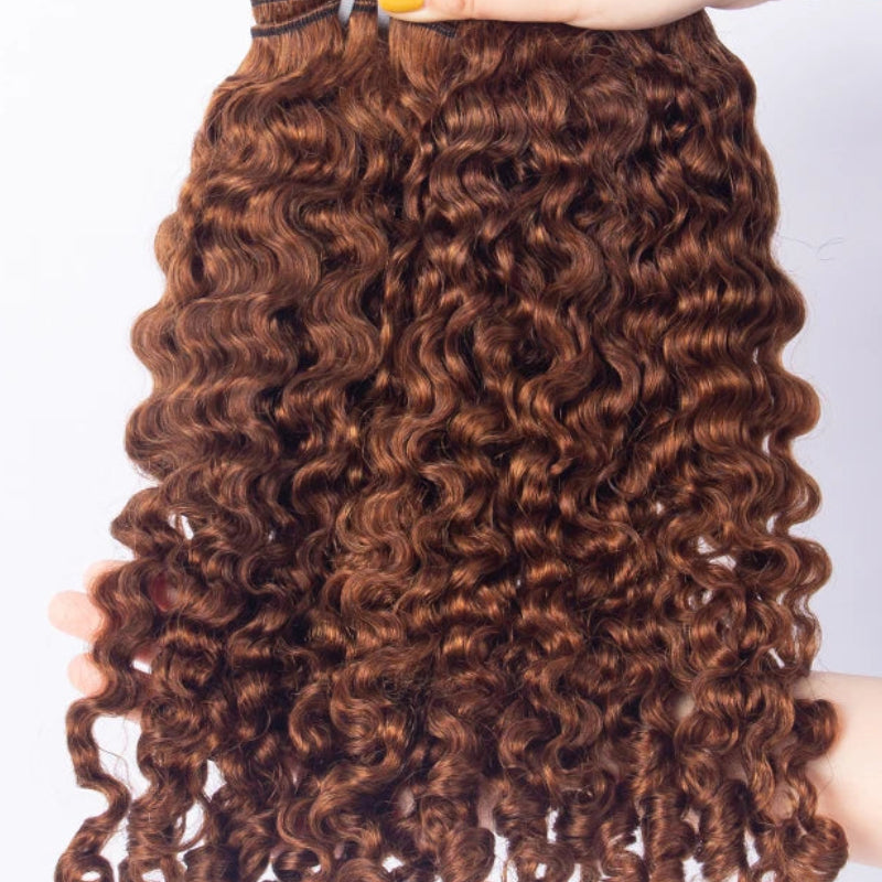 Burmese Curly Hair Bundles | 100% Remy Human Hair | 10–28 Inches Luxegan