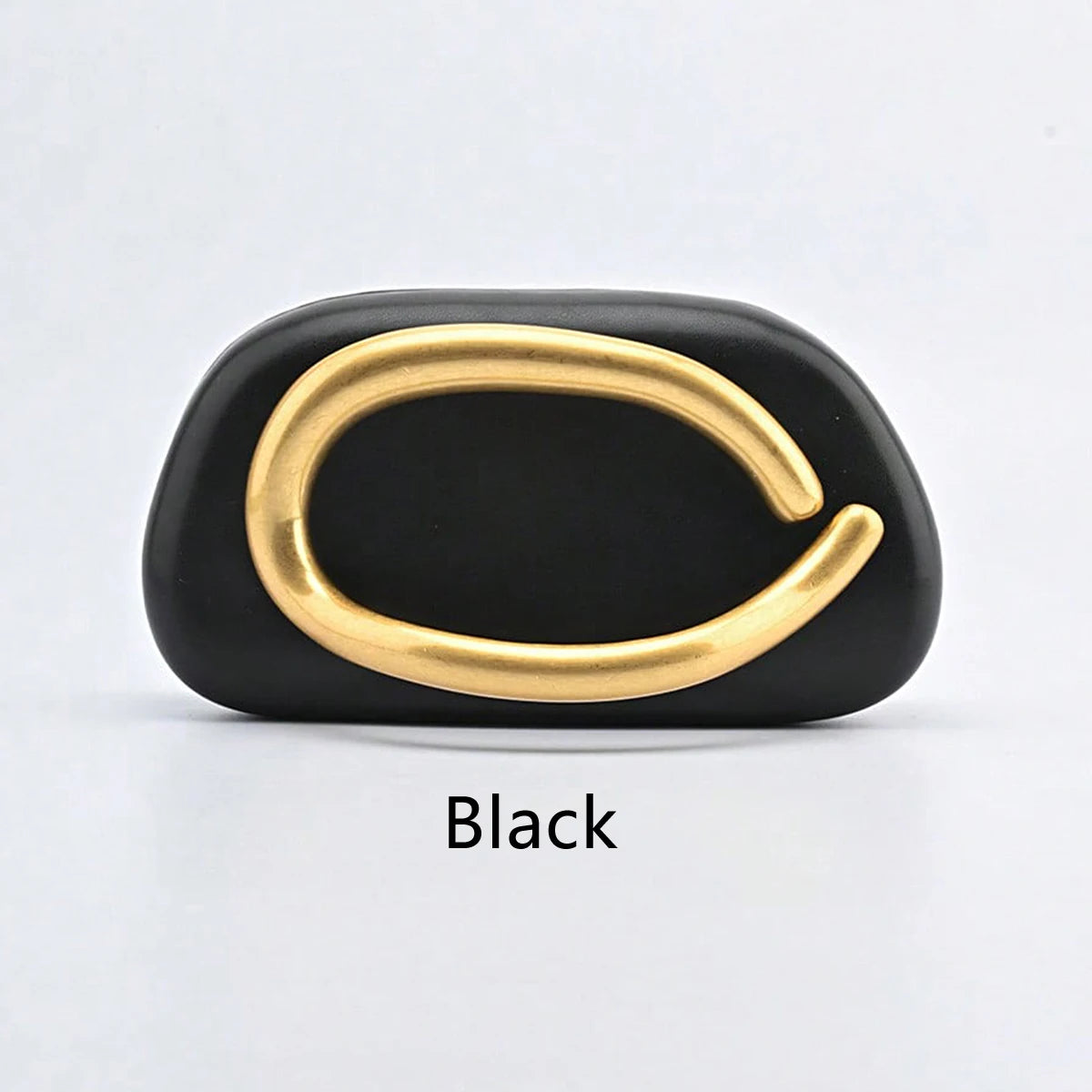 Gold Metal Closure Box Clutch | Fashion Design Women's Dinner Wedding Party Crossbody Small Bag Luxegan