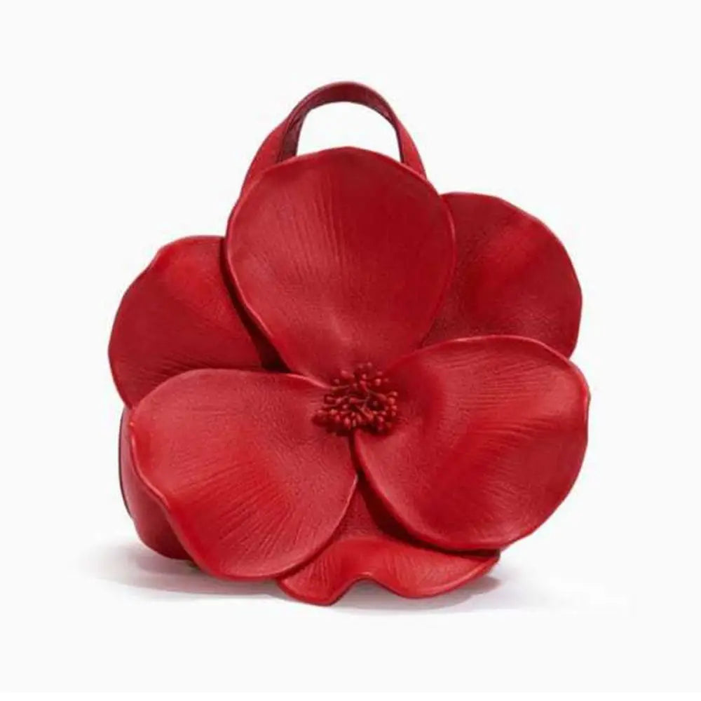 Designer Spliced Floral Mini Handbag | High-Quality Minimalist Circular Tote Bag | Temperament Fashion Small Party Purse | Spliced Flower Canvas Handbag for Women Luxegan