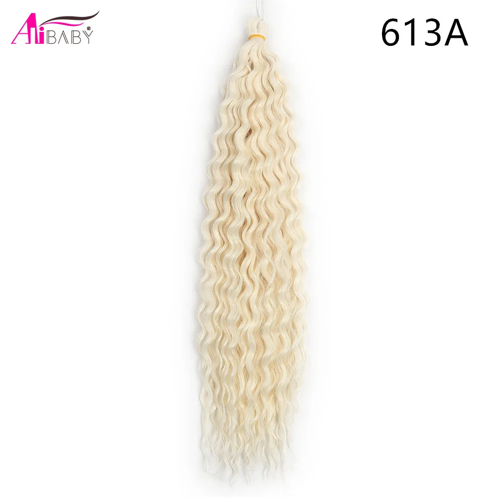 Ariel Curl Crochet Hair 22in – Ocean Wave Ombre Braiding Hair | 100g | 38 Colors | 1 or 3 Pcs - view 23