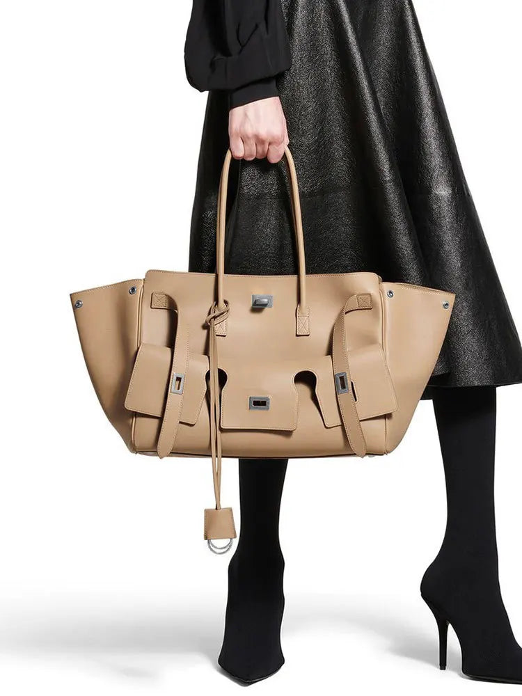 Bolso tote para mujer, moderno y sencillo, bandolera de alta gama, bolso de viaje de gran capacidad, bolso de moda, bolso de compras repelente al agua