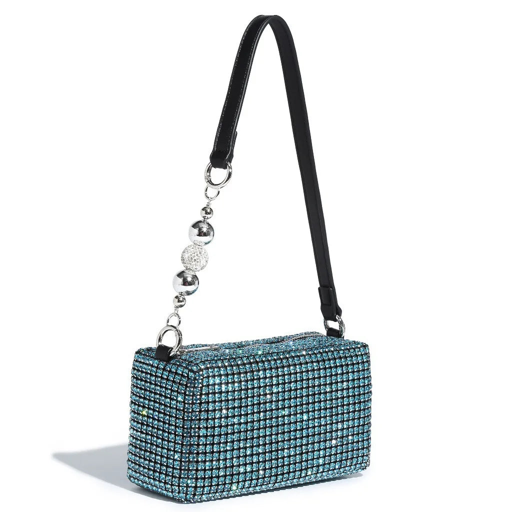Sparkly Rhinestone Clutch | Elegant Party & Daily Crossbody Luxegan