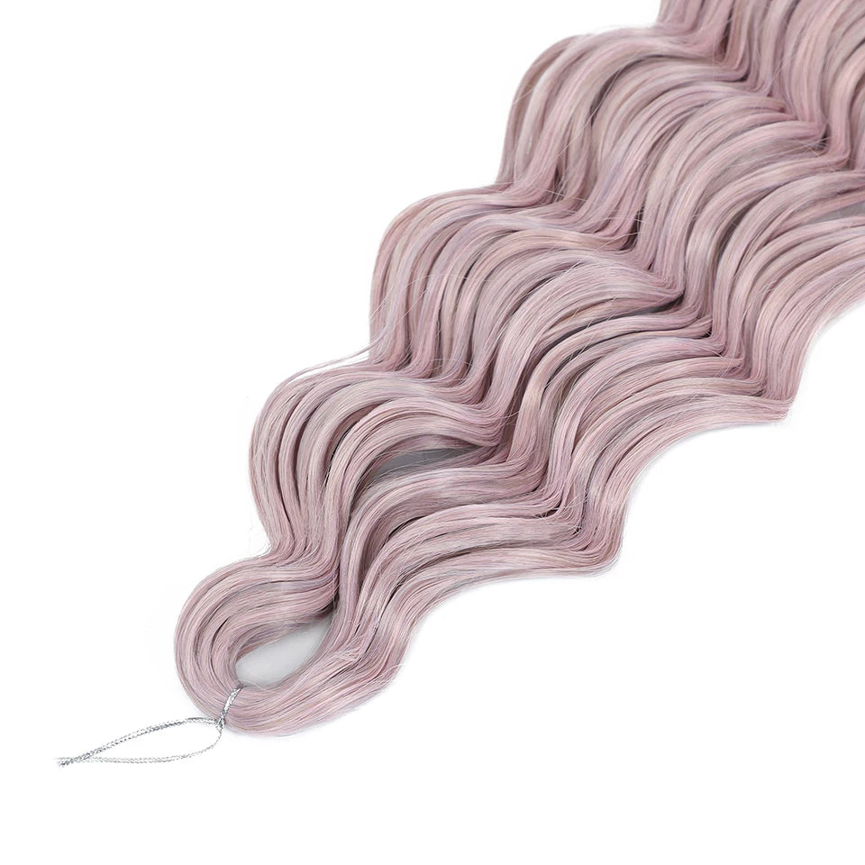 Anna Curls Loose Wave Synthetic Crochet Braiding Hair 24in | 50 Strands | 22 Colors - view 10