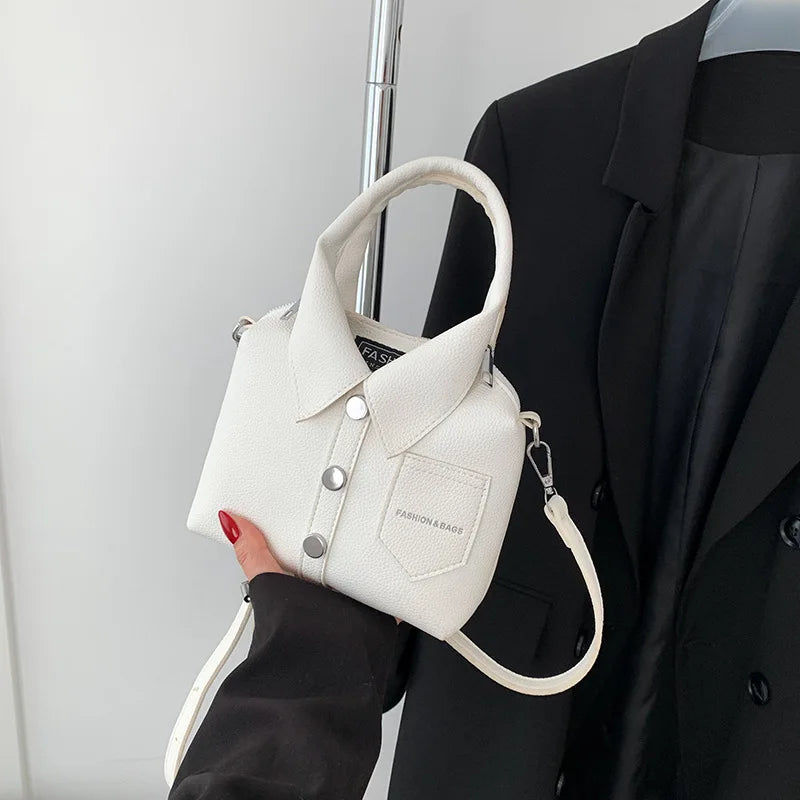 Square Compact Shoulder & Crossbody Bag | Unique Design High Quality Handbag for Women (Designer Style Bolso) Luxegan