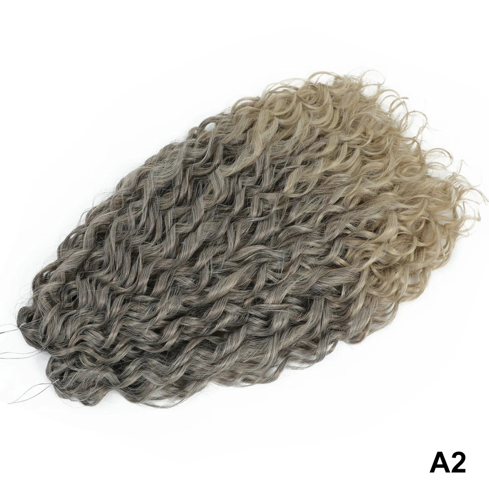 Jessica Curls Crochet Braiding Hair | Synthetic Water Wave Twist Hair 22 Inch | 53 Colors