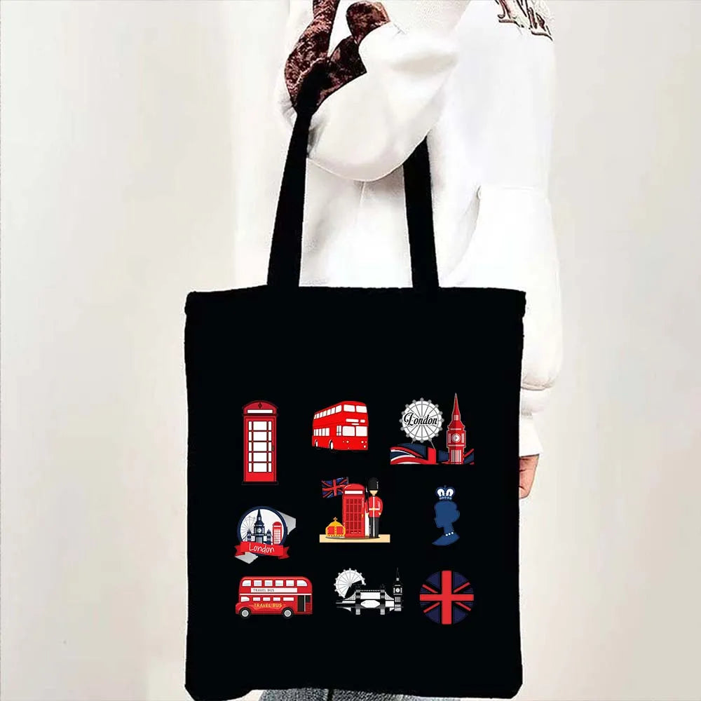 Woman's Large Capacity Canvas Tote Bag | Stylish Travel & Shopping Shoulder Handbag (Work, Gym, Grocery, Eco-Friendly) Luxegan