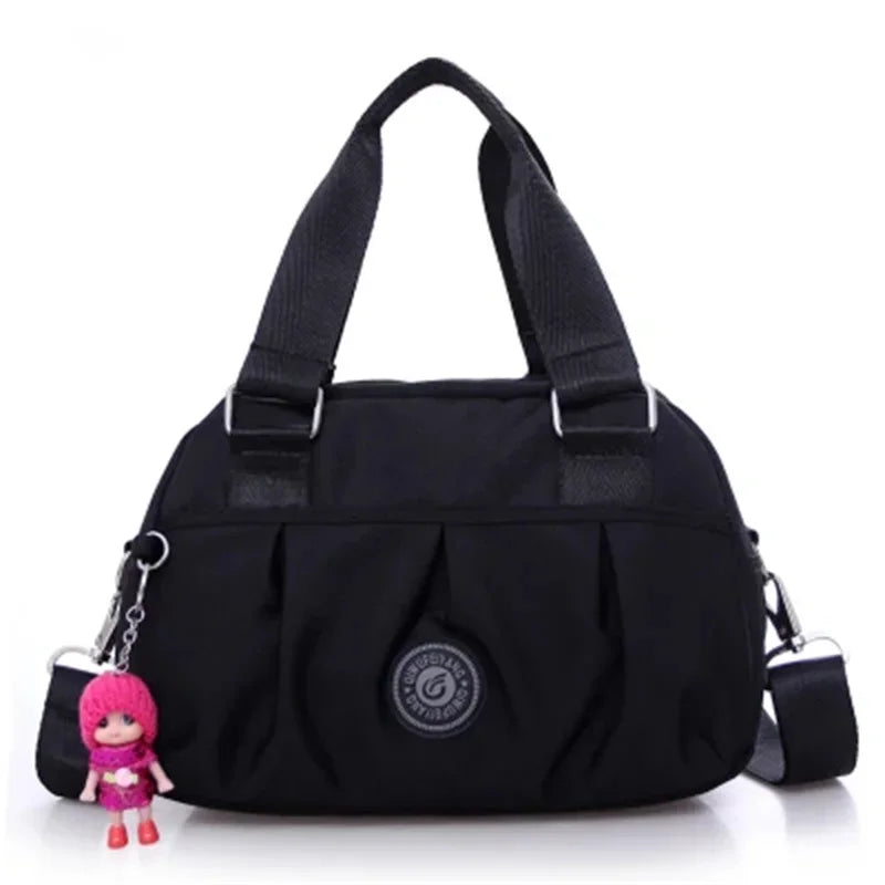 Waterproof Oxford Large Capacity Travel Duffle | Women’s Fashion Travel Shoulder Bag | Durable Versatile Shopping Tote | High-Quality Oxford Cloth Weekend Valise Luxegan