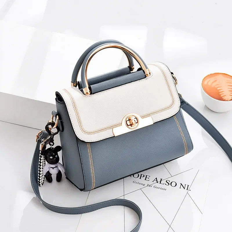 Fashionable Western Style Women's Shoulder Bag | Matching Color Portable Handbags & New Luxury Handbag Luxegan