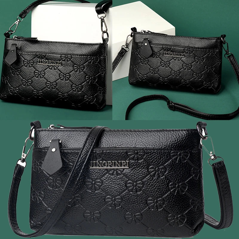 Soft PU Leather Mini Bag | Casual Crossbody & Shoulder Purse Luxegan