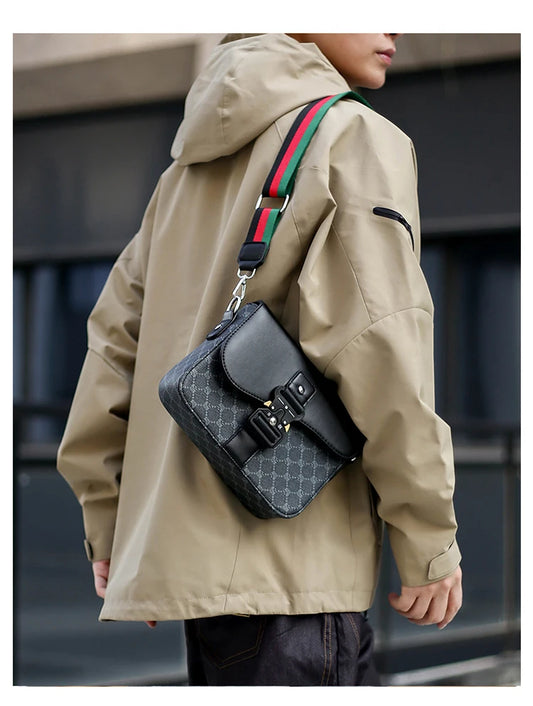 Fashionable Men's Commuter Crossbody Bag | Sophisticated "Advanced Sensation" Silhouette | New Model Large Brand Casual Sling | "Dignified" High-Performance Polyester Essential for Radiant Versatile Styling Luxegan