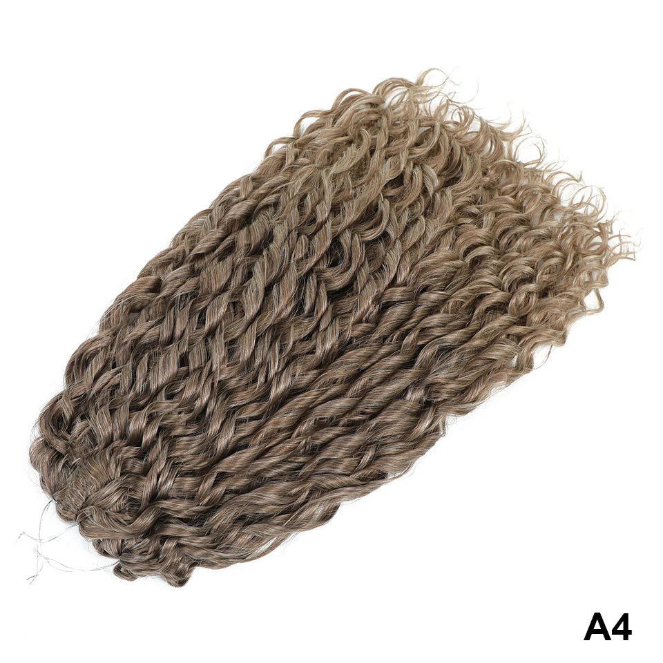 Jessica Curls Crochet Braiding Hair | Synthetic Water Wave Twist Hair 22 Inch | 53 Colors