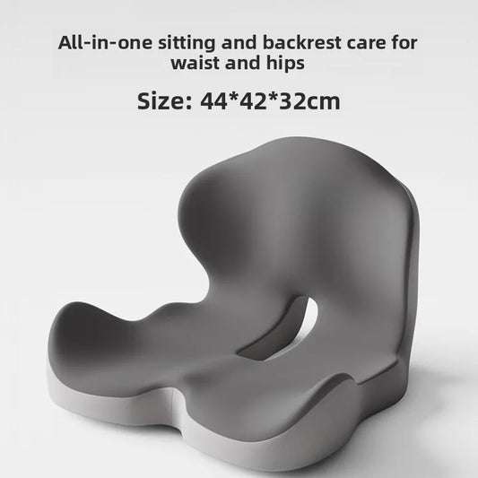 Memory Foam One-Piece Support Cushion | Sophisticated "Hip Beautification" Silhouette | Elegant Spine Relief & Waist Support Pad | "Dignified" High-Performance Orthopedic Essential for Radiant Versatile Styling Luxegan