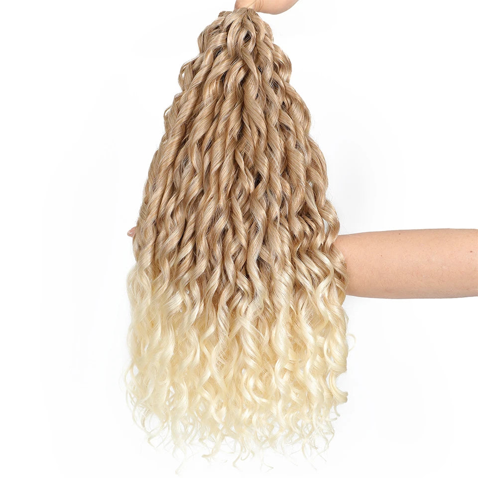 Jessica Hair Deep Wavy Twist Crochet Hair 22 Inch | 100G | 54 Colors | 3 Packs/Lot