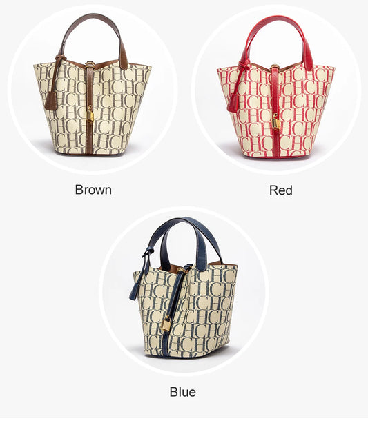 Luxury Brand Large Capacity Commuter Tote | Fashion PVC Jacquard Texture Shoulder Bag | Women’s Sequined Travel Crossbody with Synthetic Leather Lining Luxegan