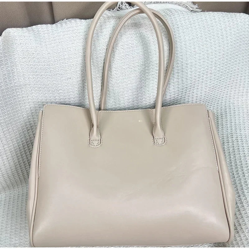 Luxury Wings Style Synthetic Leather Shoulder Bag,Large Capacity Commuting Women Tote Bag,Punk Buckle Simple Versatile Handbag