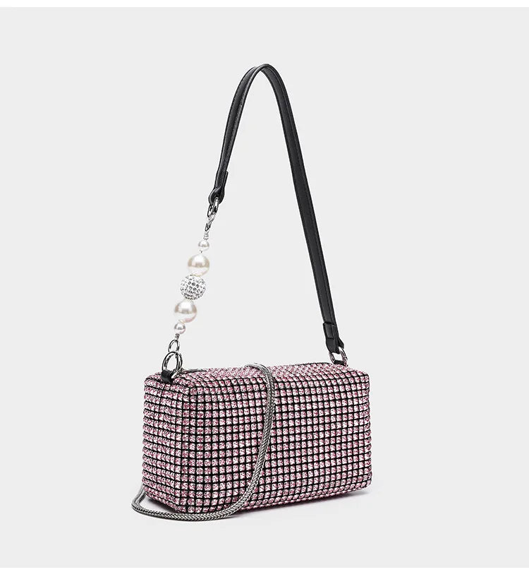 Sparkly Rhinestone Clutch | Elegant Party & Daily Crossbody Luxegan