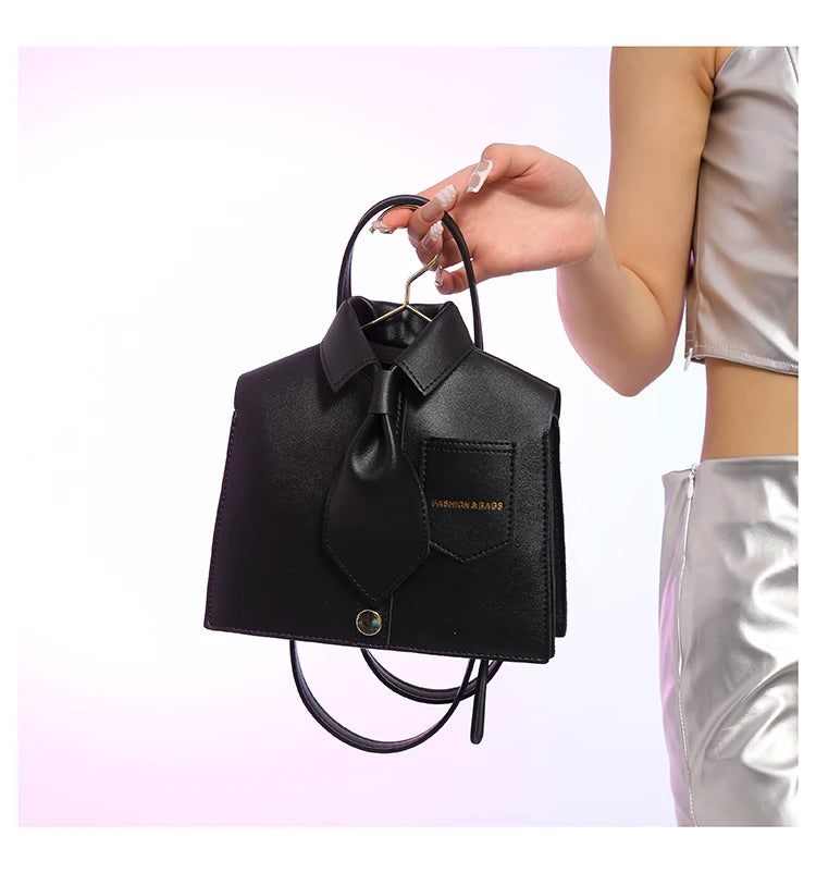 Hot Selling Creative Design PU Shoulder Bag | New Fashion Trend "Sewing Thread" Crossbody | Niche Ruched Women’s Casual Tote with Button Detail Luxegan
