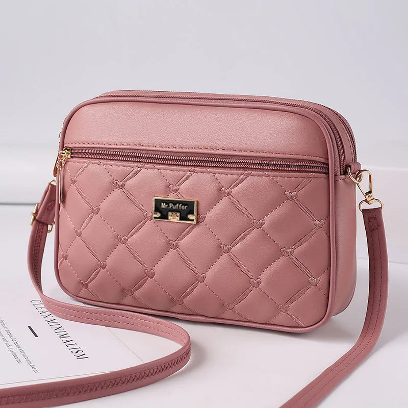Women's Square Messenger Bag | Versatile Crossbody & Handbag Luxegan