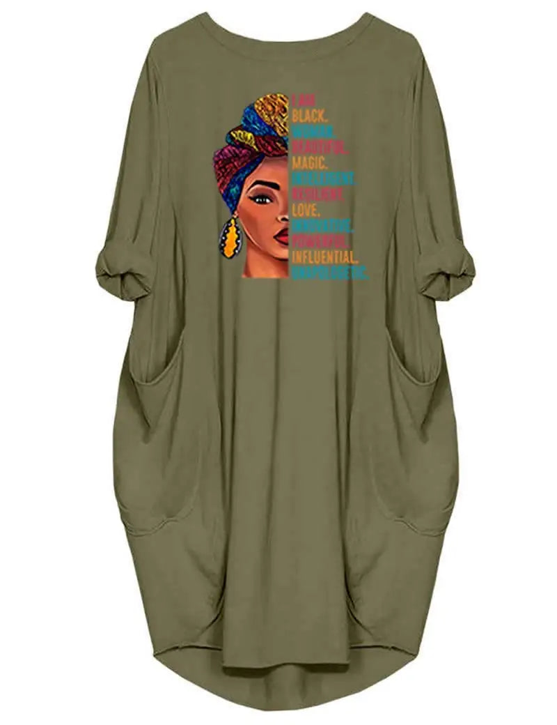 Plus Size Women's Solid O-Neck Casual Dress | Loose-Fit Short-Sleeve Spring Summer Dress | Medium-Stretch Knee-Length Asymmetrical Dress Luxegan
