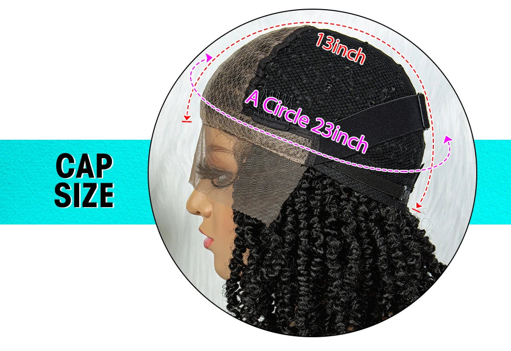 14 Inch Butterfly Locs Dreadlock Wig | Knotless | Lace Front