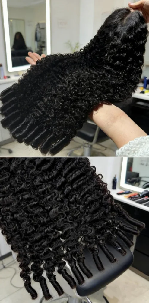 30 & 40-Inch Burmese Curly HD Lace Frontal Wig | Sophisticated 250% Density 13x6 & 13x4 Transparent Lace | Elegant "Brazilian Remy" Ultra-Long Silhouette | "Dignified" Pre-Plucked Deep Wave Human Hair for Radiant Versatile Styling Luxegan