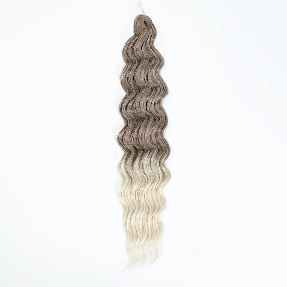 Anna Curls Loose Wave Synthetic Crochet Braiding Hair 24in | 50 Strands | 22 Colors - view 14
