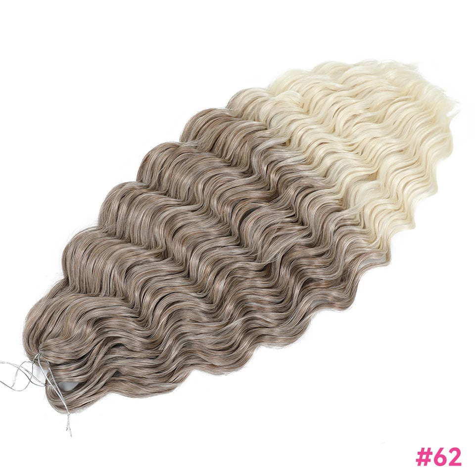 Anna Curls Loose Wave Synthetic Crochet Braiding Hair 24in | 50 Strands | 22 Colors - view 39