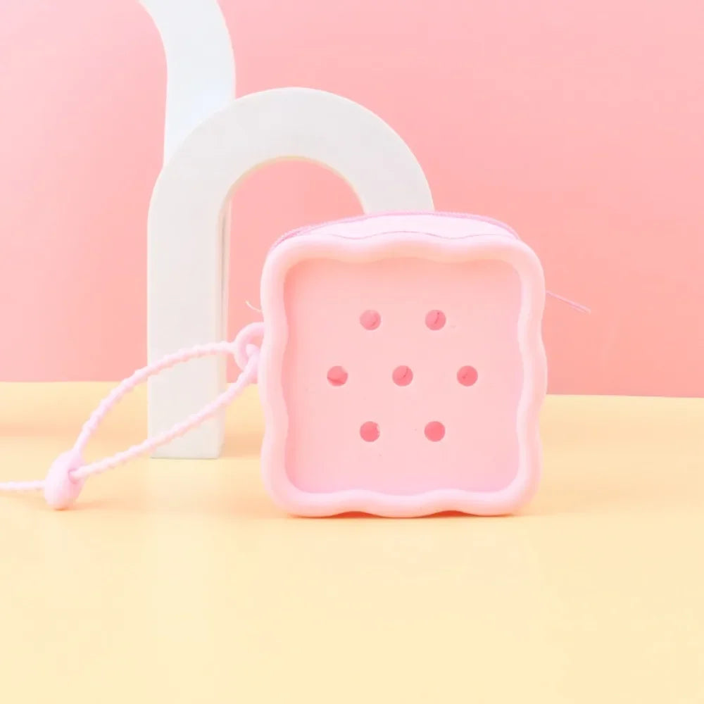 New Summer Bag Holes Coin Purse | Cute Silicone Mini Card Holder & Zipper Money Bag (Unisex) Luxegan