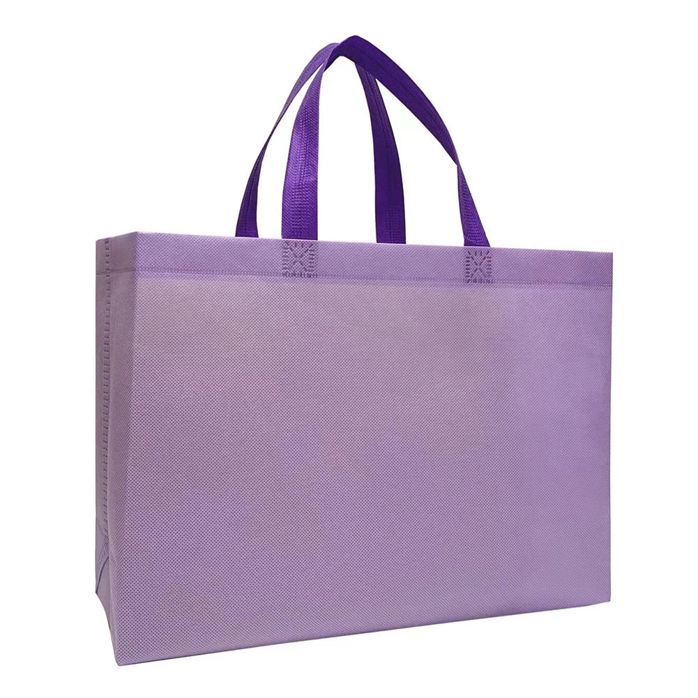 Foldable Eco Shopping Bag | Sophisticated "Large Capacity" Non-Woven Silhouette | Elegant "Reusable" Fabric Tote | "Dignified" Solid Grocery Cloth Bag for Radiant Versatile Styling Luxegan