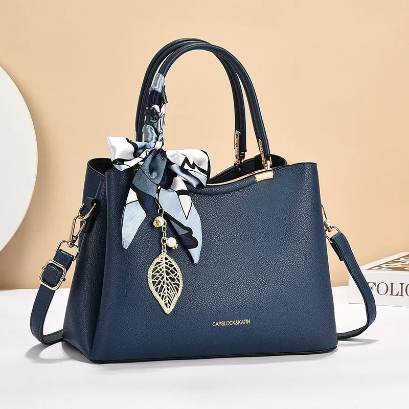 Wedding Banquet Red Handbag | Fashionable High-end Texture & Large Capacity Tote Luxegan