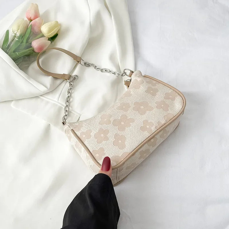 Fashion Casual Felt-Style Shoulder Bag | Small Underarm Handbag for Women | Versatile Oxford Crossbody & Messenger Bag | Minimalist Solid Color Daily Tote Luxegan