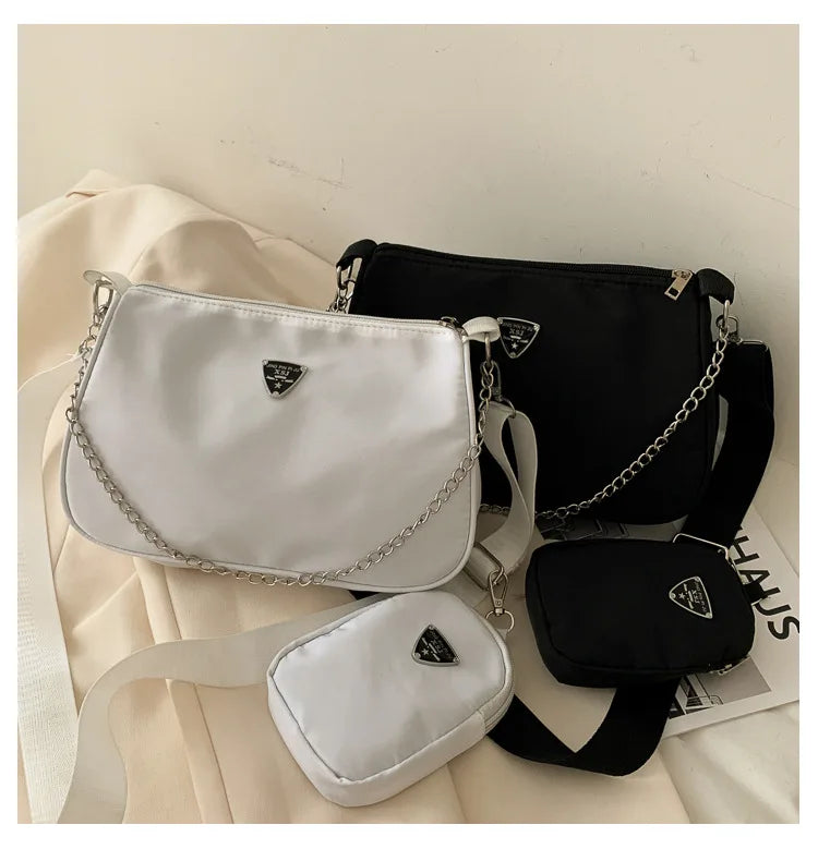 Simple PU Leather Box Bag | Small Crossbody & Armpit Purse Luxegan