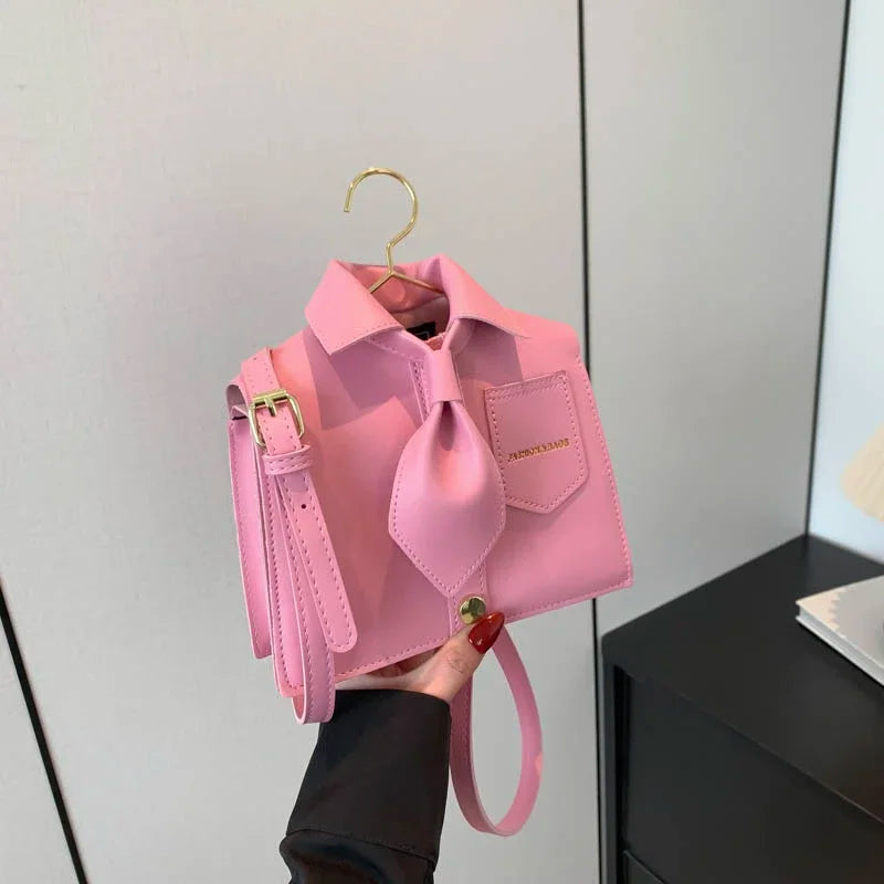 Hot Selling Creative Design PU Shoulder Bag | New Fashion Trend "Sewing Thread" Crossbody | Niche Ruched Women’s Casual Tote with Button Detail Luxegan