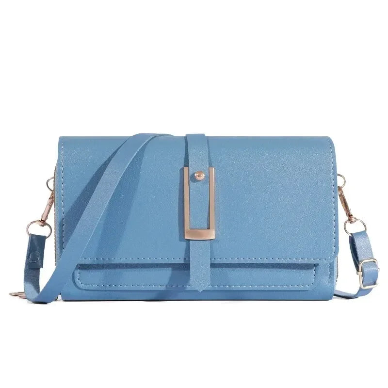 Small Crossbody Shoulder Bag for Women | Sophisticated England Style Cellphone Purse | Elegant PU Leather Card Holder Wallet | Fashion-Forward Box Handbag with Sequined Letter Applique Luxegan