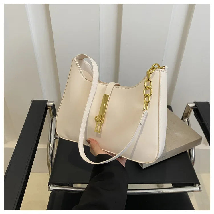 Textured Underarm Bag for Women | Multi-Use Spring Shoulder & Handheld Purse | Niche Fashion Crossbody Daily Accessory Luxegan